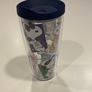Tervis 16 oz Snoopy Tumbler with Navy Lid